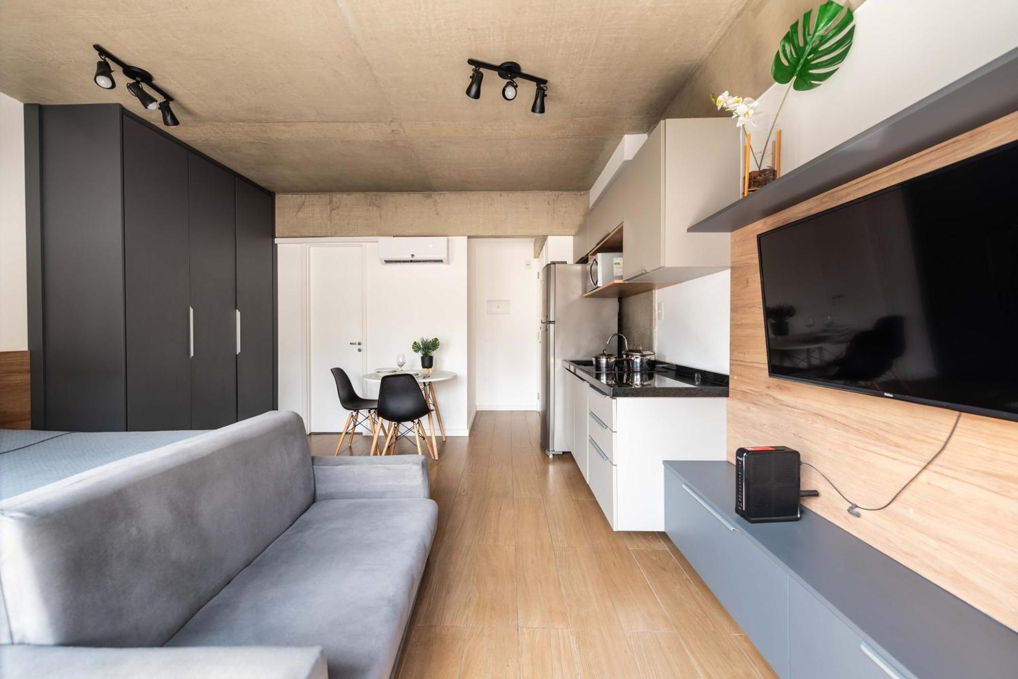 Apartamento 47 New Next Paulista Av, Fast Wifi And Balcony