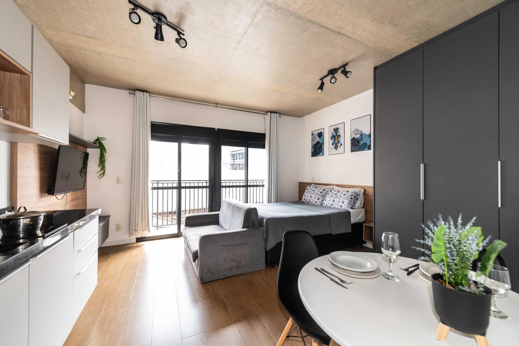 47 New Next Paulista Av, Fast Wifi And Balcony *
