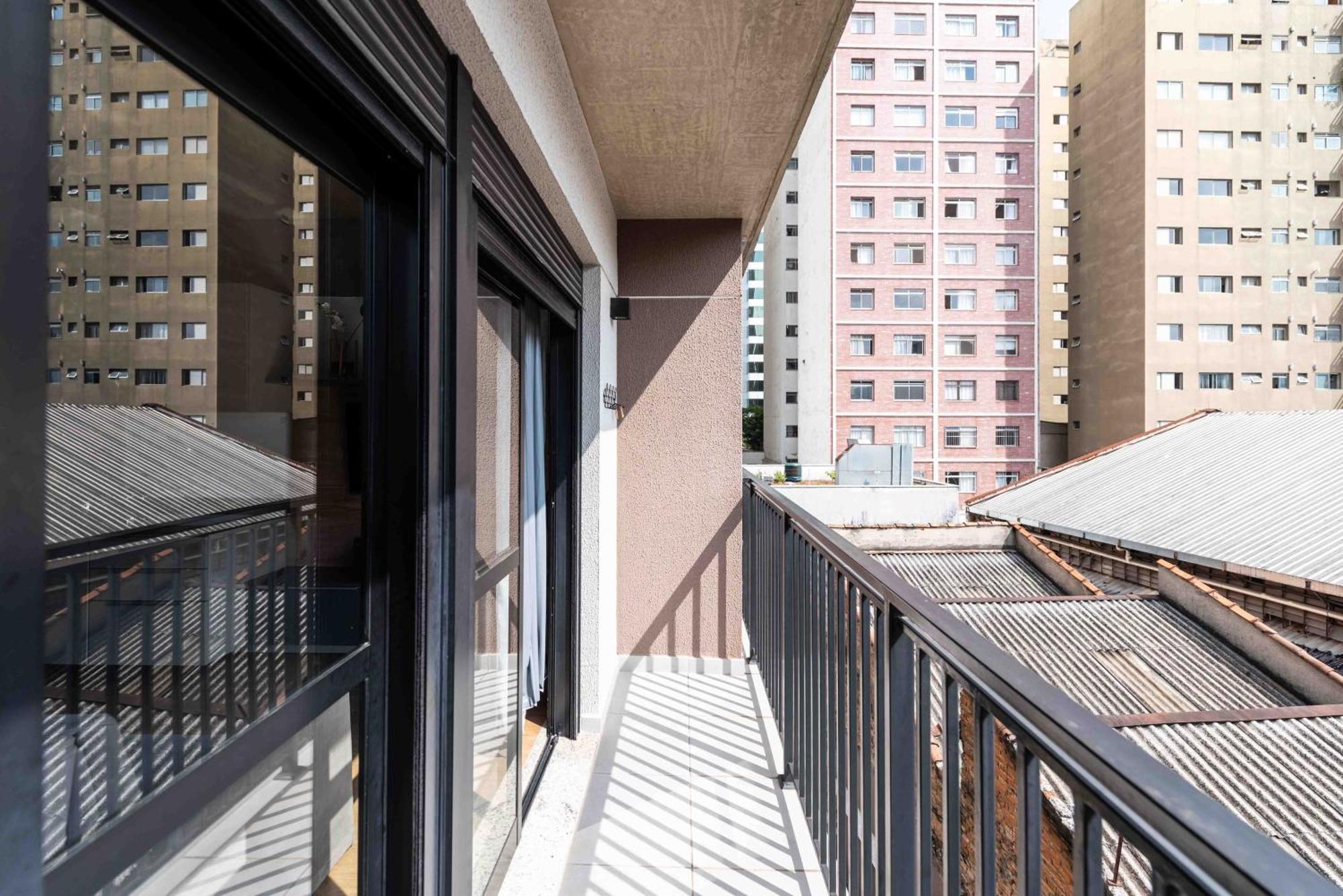 Apartment 47 New Next Paulista Av, Fast Wifi And Balcony